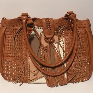 Oversized Tasseled Handbag